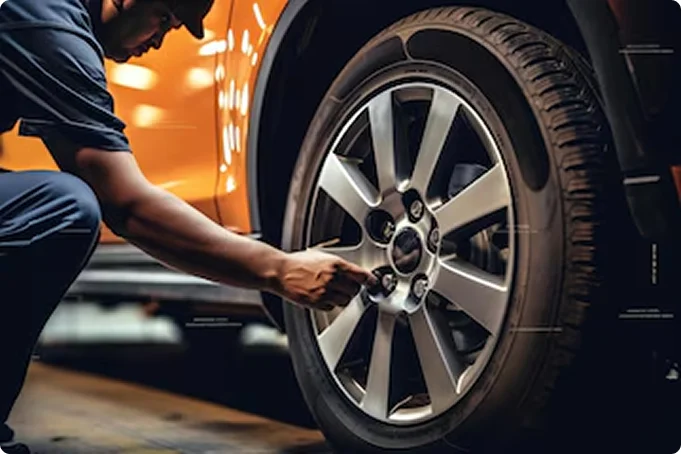 Mechanic from Eagle Tire Centre providing mobile tire service in Hamilton